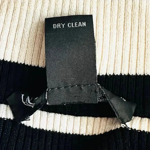 INC Women Short Sleeve Pullover Turtleneck Striped Black/White Sweater Size PM - Picture 13 of 13